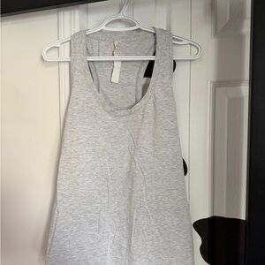 lululemon athletica Light Gray Racerback Tank